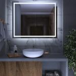 Daramio Oglindă cu iluminare LED F2 80x60 cm