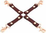 Liebe Seele Hogtie din Piele Liebe Seele Wine Red 4-Way