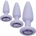 CalExotics Set de 3 Dopuri Anale din Silicon CalExotics Crystal Booty