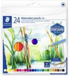 STAEDTLER Akvarell ceruza készlet, hatszögletű, STAEDTLER® "146 10C", 24 különböző szín