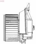 DENSO Utastér-ventilátor DENSO DEA09203
