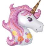 FUNDRAG Glitteres Magical Unicorn - Egyszarvú Super Shape Fólia Lufi