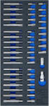 BGS technic Kombinált behajtófej-készlet, 49 darabos, tálcán (4093)