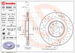 BREMBO féktárcsa BREMBO 09. B969.1X (09.B969.1X)