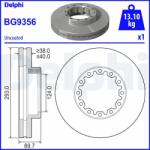 DELPHI féktárcsa DELPHI BG9356 (BG9356)