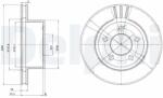 DELPHI Tarcza Ham. Przod Jeep (bg3533)