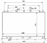 NRF hűtő, motorhűtés NRF 53822 (53822)