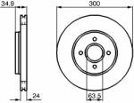 Bosch féktárcsa BOSCH 0 986 479 048 (0 986 479 048)