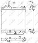 NRF hűtő, motorhűtés NRF 53078 (53078)