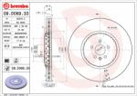 BREMBO féktárcsa BREMBO 09. D069.33 (09.D069.33)