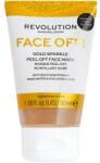 Revolution Skincare Mască-peeling pentru față - Revolution Skincare Face Off! Gold Glitter Face Off Mask 50 ml Masca de fata