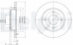 DELPHI Tarcza Ham. Ford Fiesta Iv (bg3055)