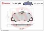 BREMBO fékbetétkészlet, tárcsafék BREMBO P 65 043 (P 65 043)