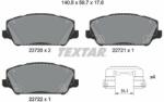 TEXTAR fékbetétkészlet, tárcsafék TEXTAR 2272001 (2272001)