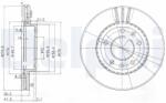 DELPHI féktárcsa DELPHI BG4015 (BG4015)