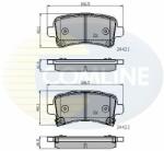 COMLINE fékbetétkészlet, tárcsafék COMLINE CBP31795