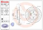 BREMBO féktárcsa BREMBO 08. C307.1X (08.C307.1X)
