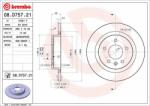 BREMBO féktárcsa BREMBO 08. D757.21 (08.D757.21)