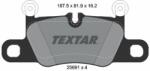 TEXTAR fékbetétkészlet, tárcsafék TEXTAR 2569101 (2569101)