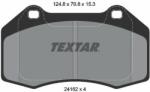 TEXTAR fékbetétkészlet, tárcsafék TEXTAR 2416201 (2416201)