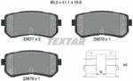 TEXTAR fékbetétkészlet, tárcsafék TEXTAR 2567701 (2567701)