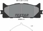 TEXTAR fékbetétkészlet, tárcsafék TEXTAR 2435001 (2435001)