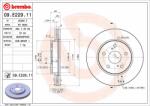 BREMBO féktárcsa BREMBO 09. E229.11 (09.E229.11)