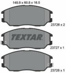 TEXTAR fékbetétkészlet, tárcsafék TEXTAR 2372601 (2372601)