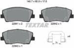 TEXTAR fékbetétkészlet, tárcsafék TEXTAR 2284101 (2284101)