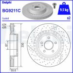 DELPHI Tarcza Ham. Mercedes C W204 Amg 08- (bg9211c)