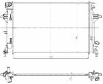 NRF hűtő, motorhűtés NRF 550035 (550035)