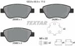 TEXTAR fékbetétkészlet, tárcsafék TEXTAR 2509501 (2509501)