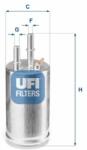 UFI Üzemanyagszűrő UFI 31.951. 00 (31.951.00)