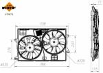 NRF ventilátor, motorhűtés NRF 470074 (470074)