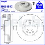 DELPHI féktárcsa DELPHI BG9385C (BG9385C)