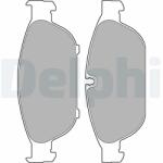 DELPHI fékbetétkészlet, tárcsafék DELPHI LP2301 (LP2301)