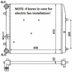NRF hűtő, motorhűtés NRF 53021A (53021A)