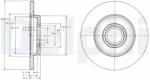 DELPHI Tarcza Ham. Vw Transporter (bg3416)