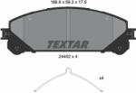TEXTAR fékbetétkészlet, tárcsafék TEXTAR 2445201 (2445201)
