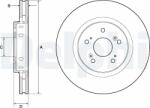 DELPHI Tarcza Ham. Honda Cr-v 12- (bg4808c)