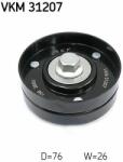SKF Szíjtárcsa/vezetőgörgő, hosszbordás szíj SKF VKM 31207 (VKM 31207)