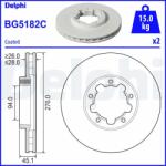 DELPHI féktárcsa DELPHI BG5182C (BG5182C)