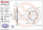 BREMBO féktárcsa BREMBO 09. B343.4X