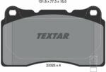TEXTAR fékbetétkészlet, tárcsafék TEXTAR 2332501 (2332501)