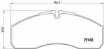 BREMBO fékbetétkészlet, tárcsafék BREMBO P A6 022 (P A6 022)