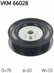 SKF Szíjtárcsa/vezetőgörgő, hosszbordás szíj SKF VKM 66028 (VKM 66028)