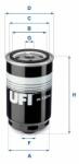 UFI Üzemanyagszűrő UFI 24.122. 00