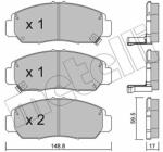 METELLI fékbetétkészlet, tárcsafék METELLI 22-0462-0