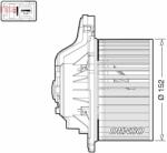 DENSO Utastér-ventilátor DENSO DEA41015