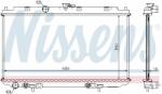 NISSENS hűtő, motorhűtés NISSENS 67347A (67347A)